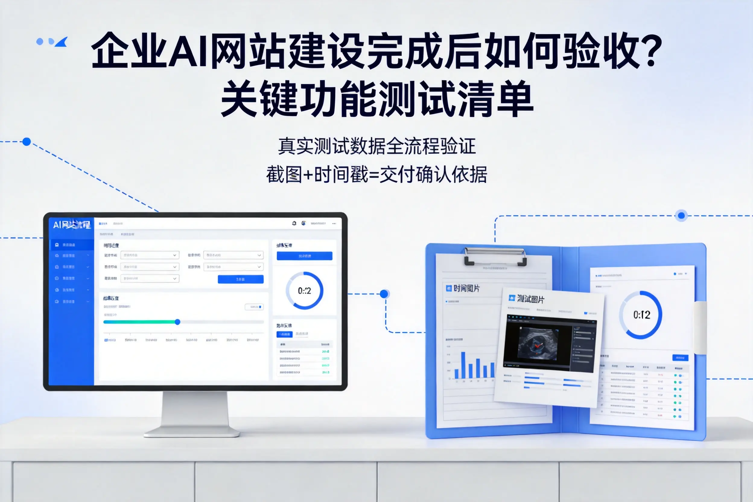 成都企业AI网站建设完成后如何验收？关键功能测试清单