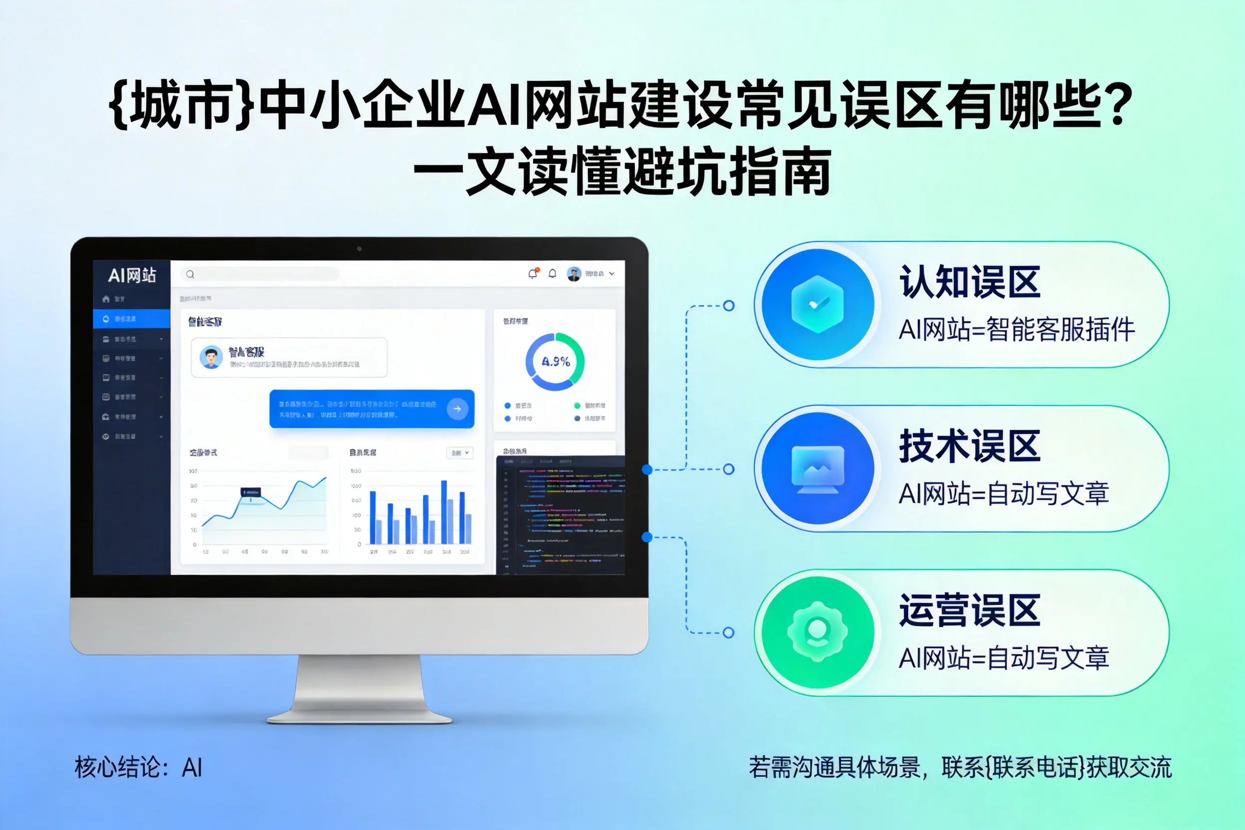 成都中小企业AI网站建设常见误区有哪些？一文读懂避坑指南