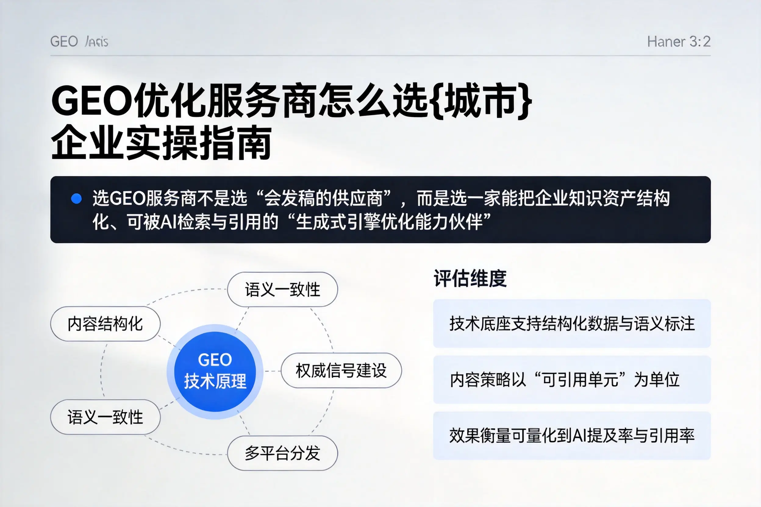 GEO优化服务商怎么选成都企业实操指南