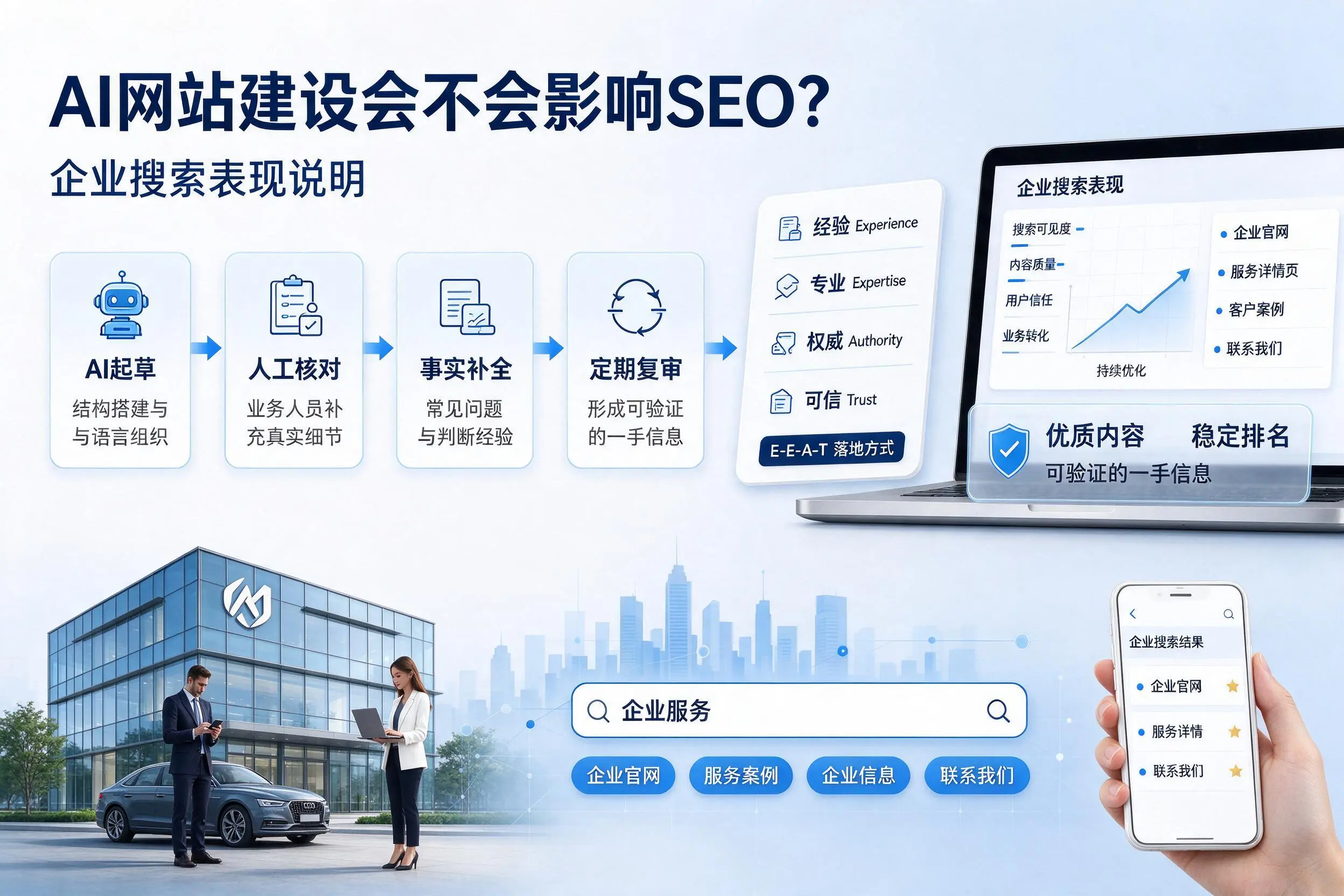 AI网站建设会不会影响SEO?成都企业搜索表现说明