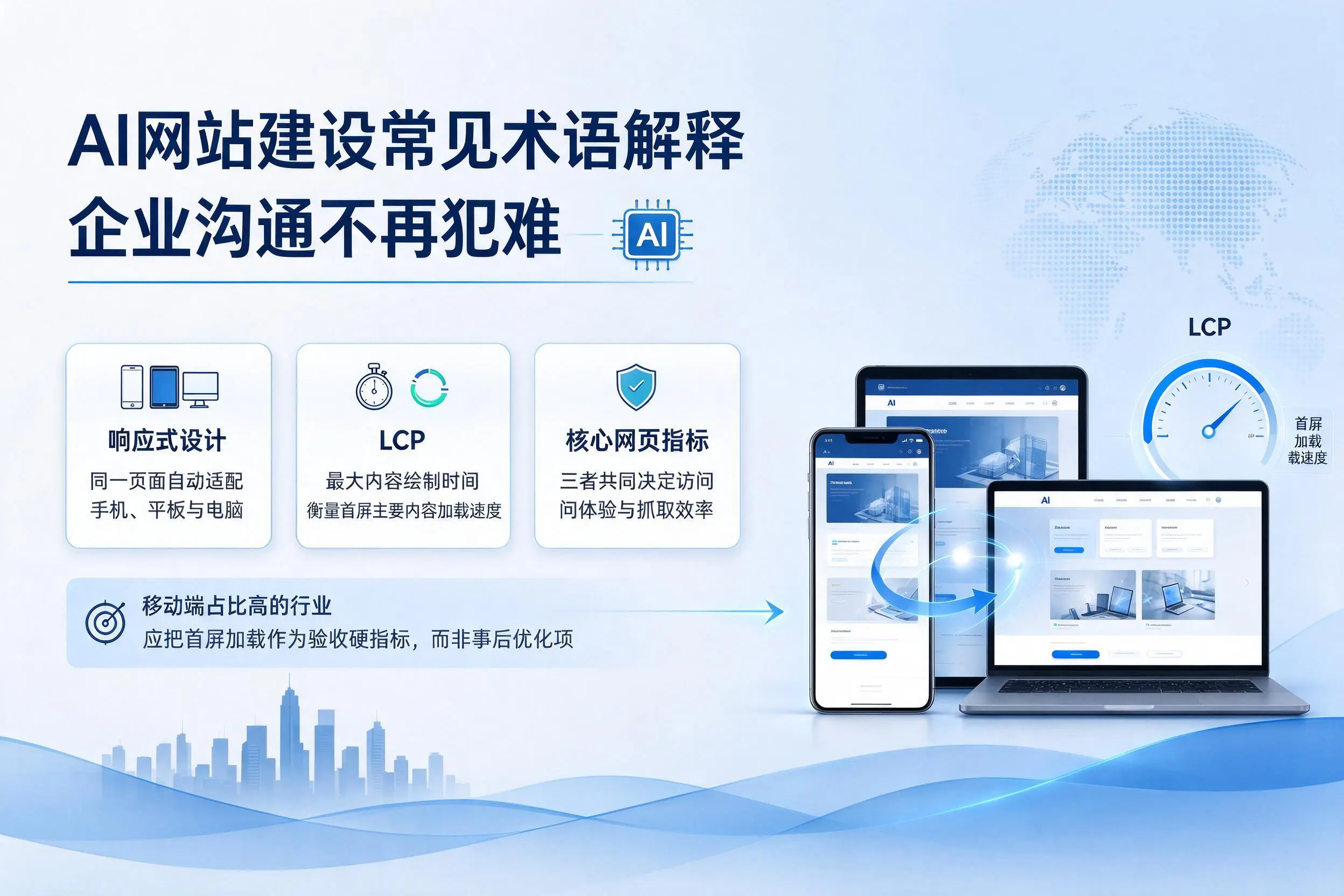 AI网站建设常见术语解释，成都企业沟通不再犯难